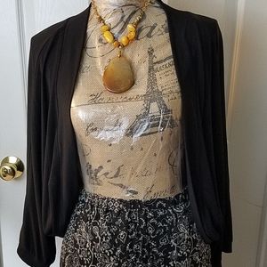 Stretchy Black Shrug by Lane Bryant Size 22/24